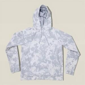 Lululemon Athletica Sweat City Grey Cloud Camo Athleisure Hoodie M